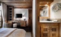 Ванная, кабинет и спальня в стиле шале